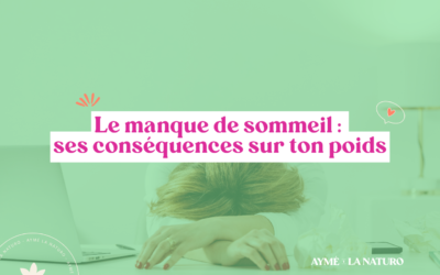 Sommeil et perte de poids : dors, tu perdras du poids !