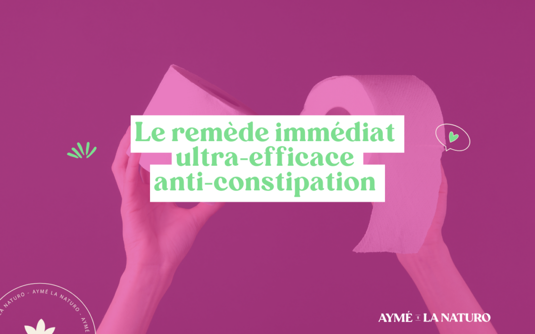 Le remède immédiat contre la constipation : le lavement maison !