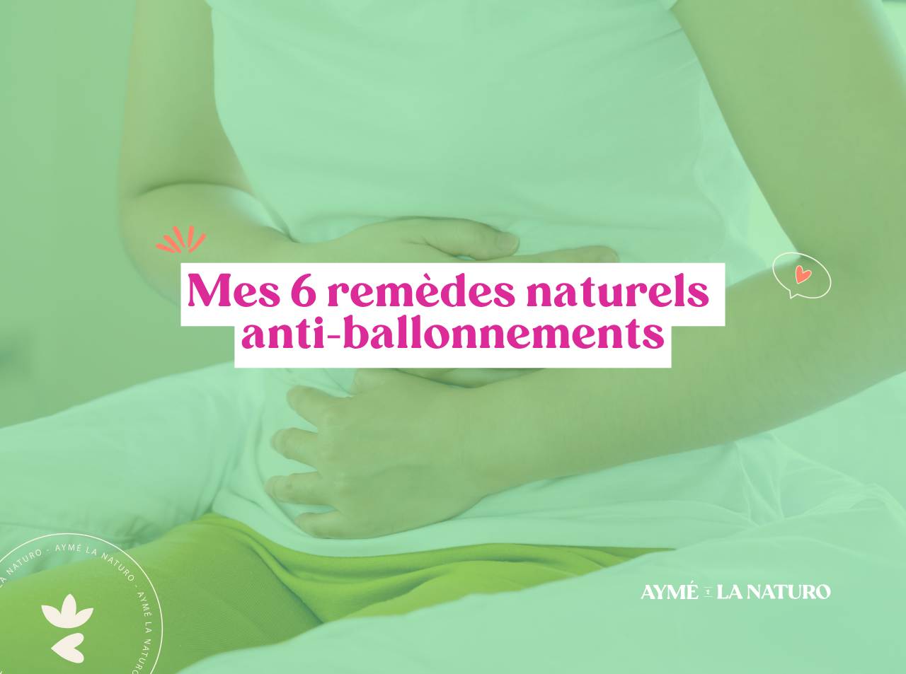 Couverture de l'article des remèdes anti-ballonnements