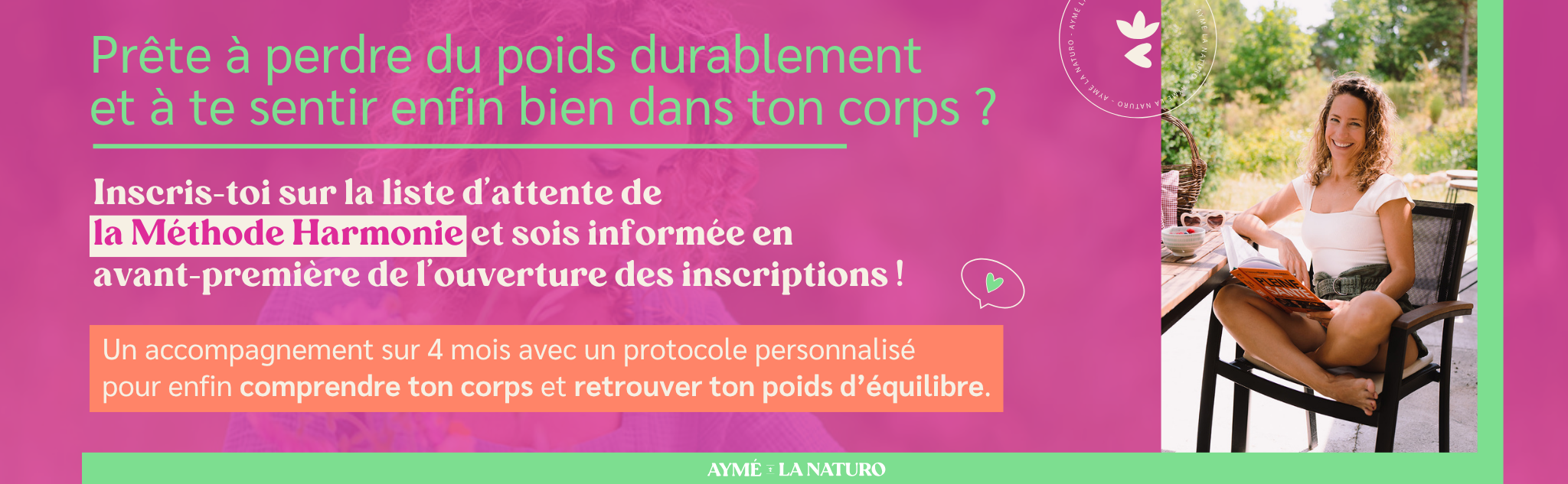 Harmonie Académie : programme en ligne pour identifier l’origine de ses kilos en trop et initier une perte de poids douce avec des solutions naturelles