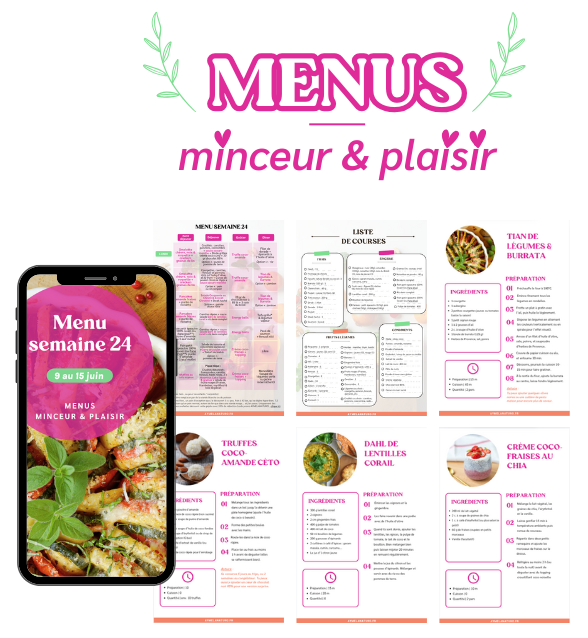 Chaque semaine, 7 jours de menus gourmands pour enfin perdre du poids sans frustration.