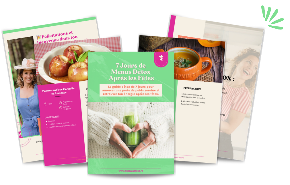 Recettes gratuites légères et festives pour aider à profiter des fêtes sans culpabiliser et garder la ligne