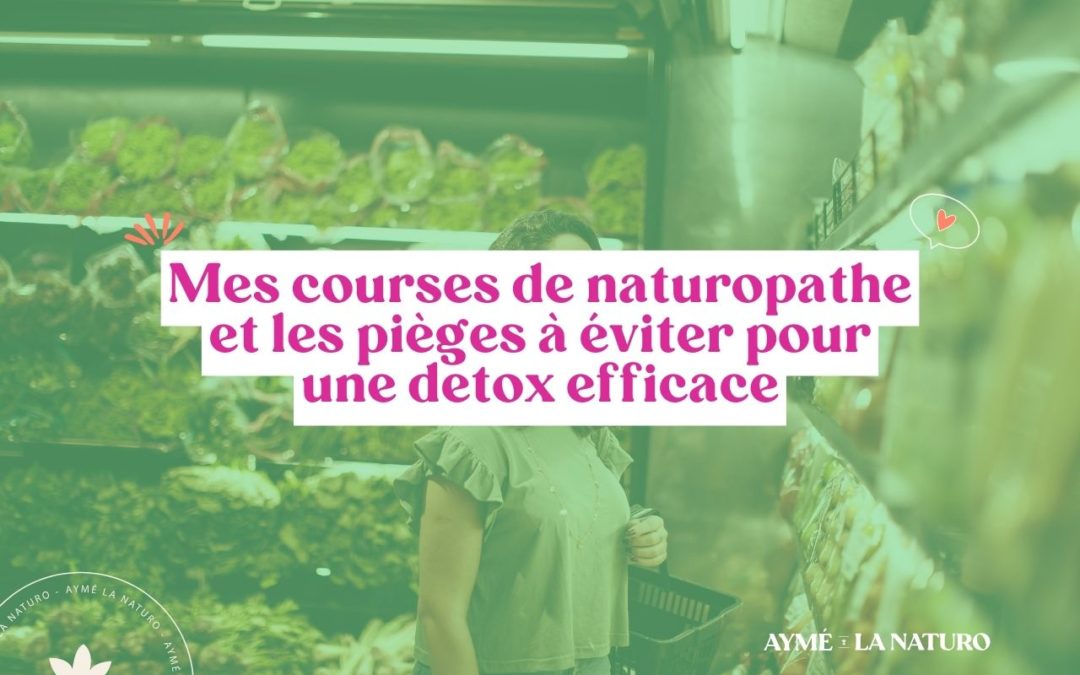 Je t’emmène faire les courses avec moi pour 3 jours de detox