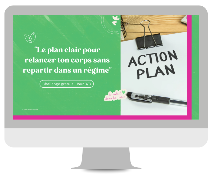 Jour 3 Challenge 3 jours pour comprendre ce qui bloque ta perte de poids<br />
(et comment enfin t’en libérer sans régime) 