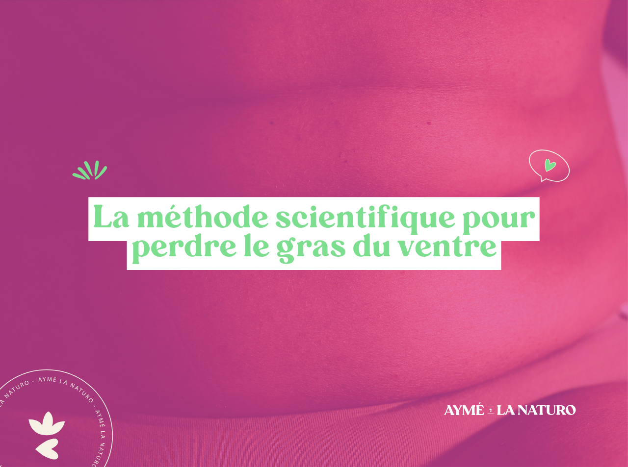 Image de couverture de l'article pour perdre du gras du ventre.